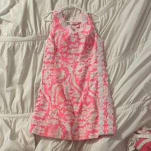 Lilly Pulitzer Pink and White Kids Casual Dress